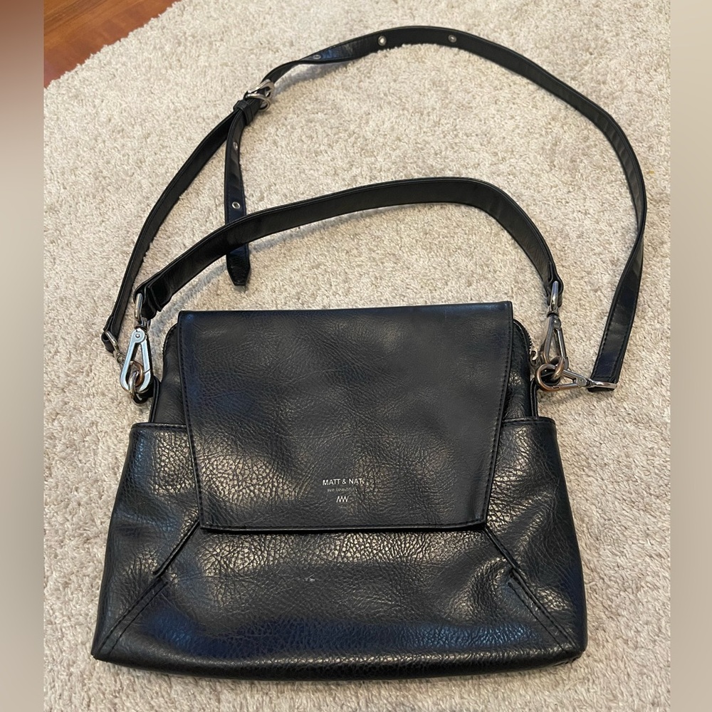 Matt & Nat Minka Black Hobo Crossbody Bag